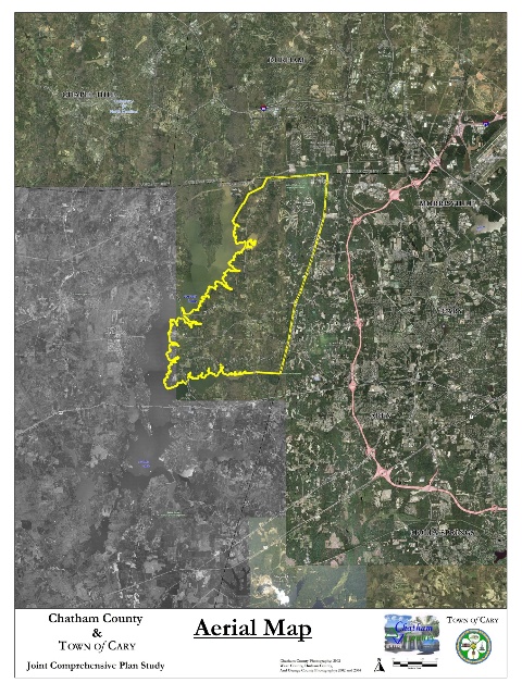 Aerial map of NE Chatham