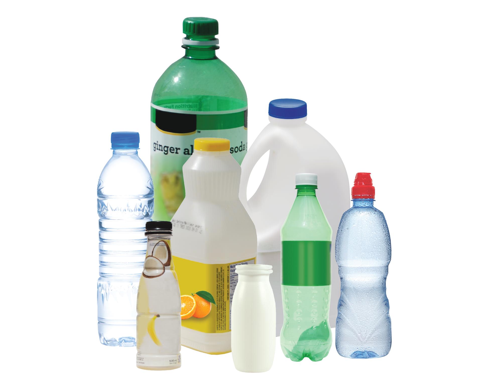 accepted plastic beverage bottles