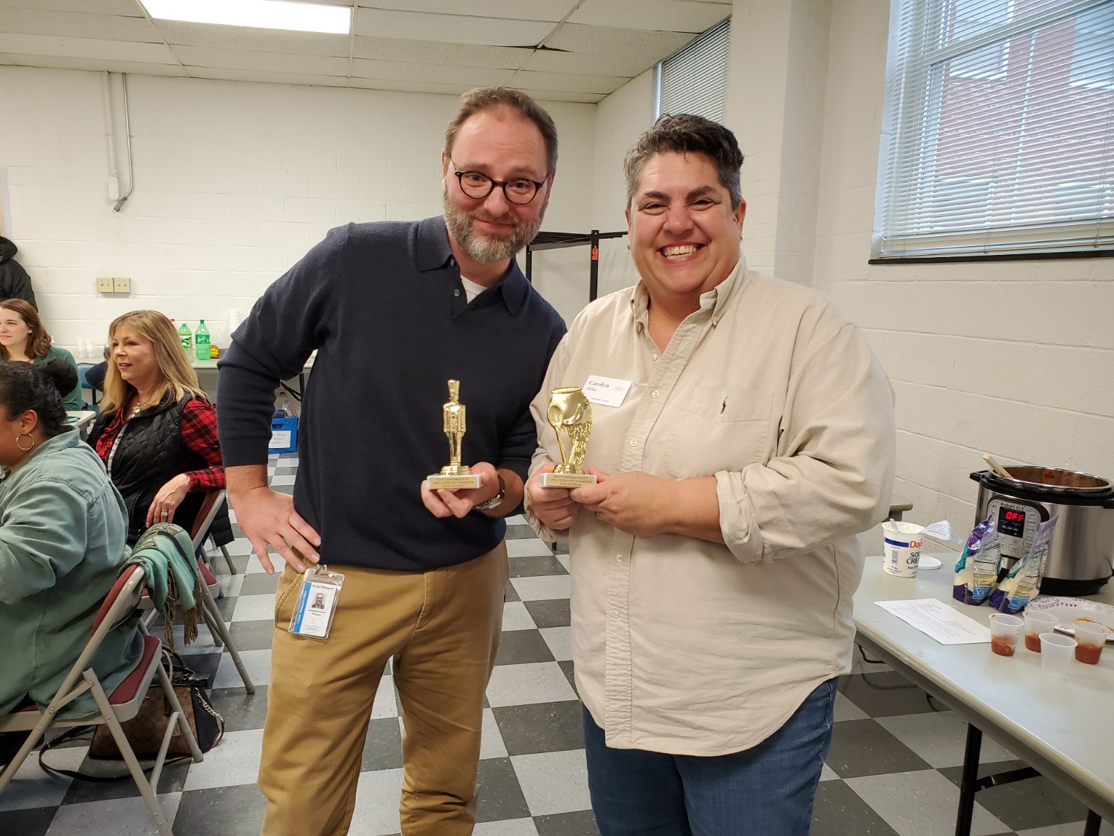 Bryan Thompson (Soup) & Carolyn Miller (Chili)- Chili  Cook-Off- Champions