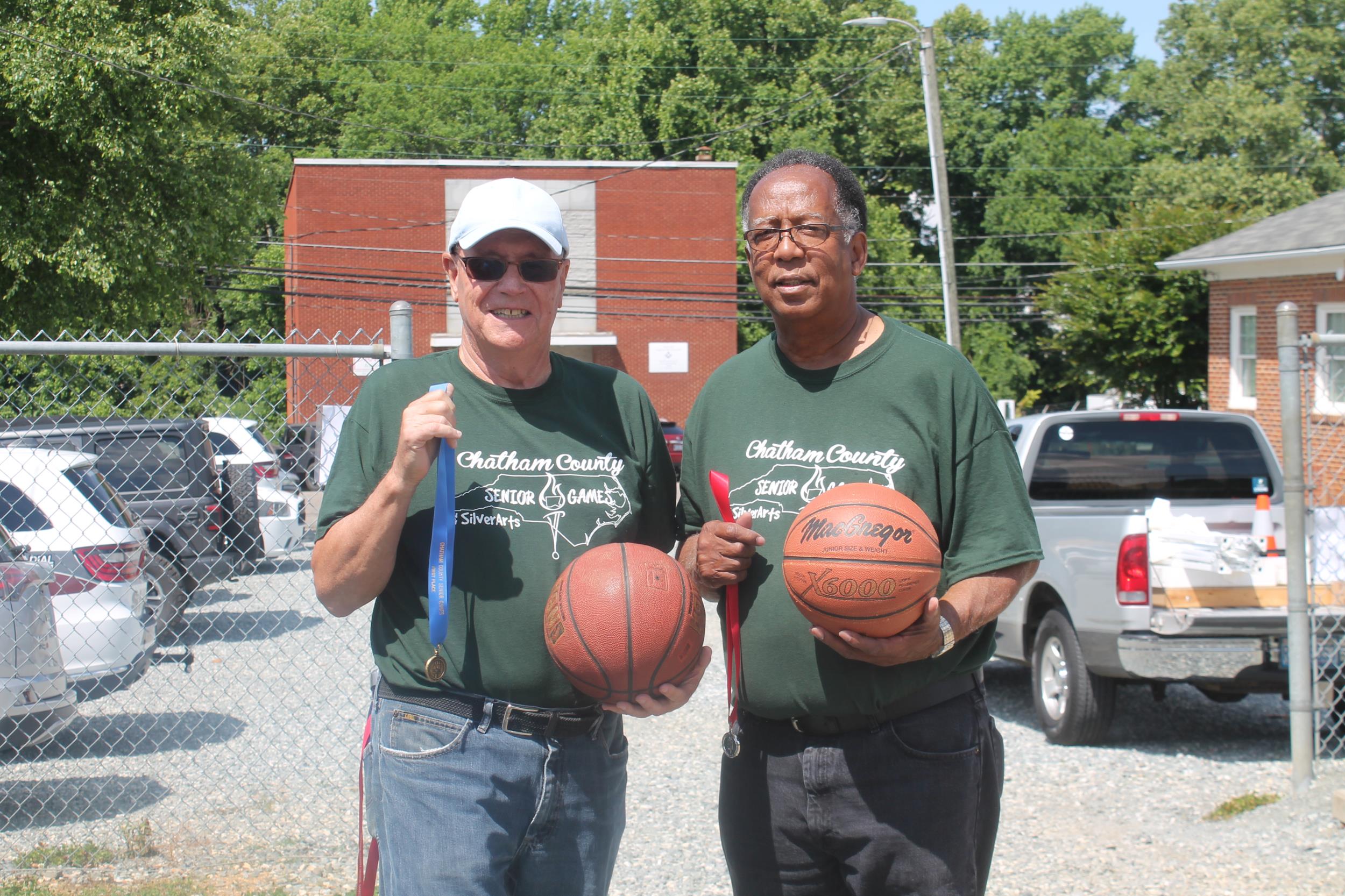 Senior Games 2021 Basketball Players