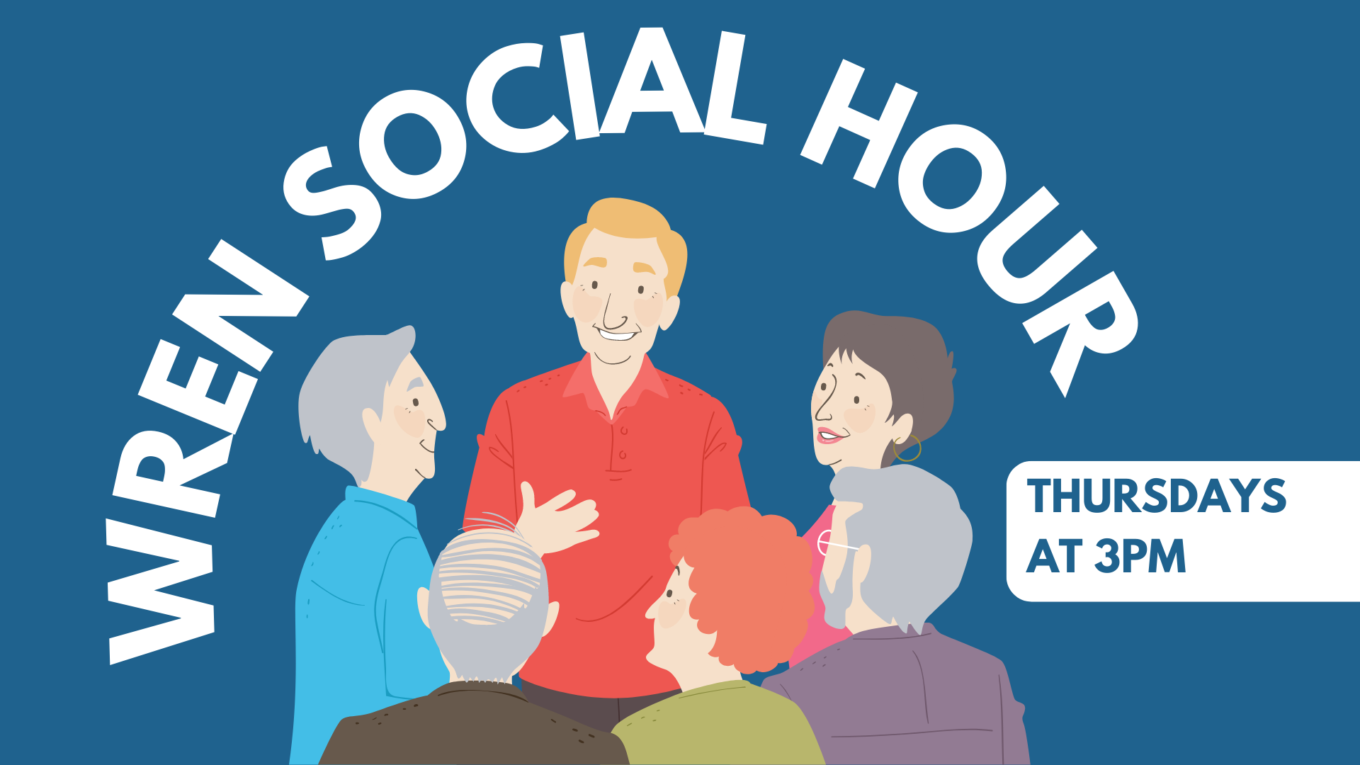 Wren Memorial Library Social Hour - Each Thursday - 3-4pm