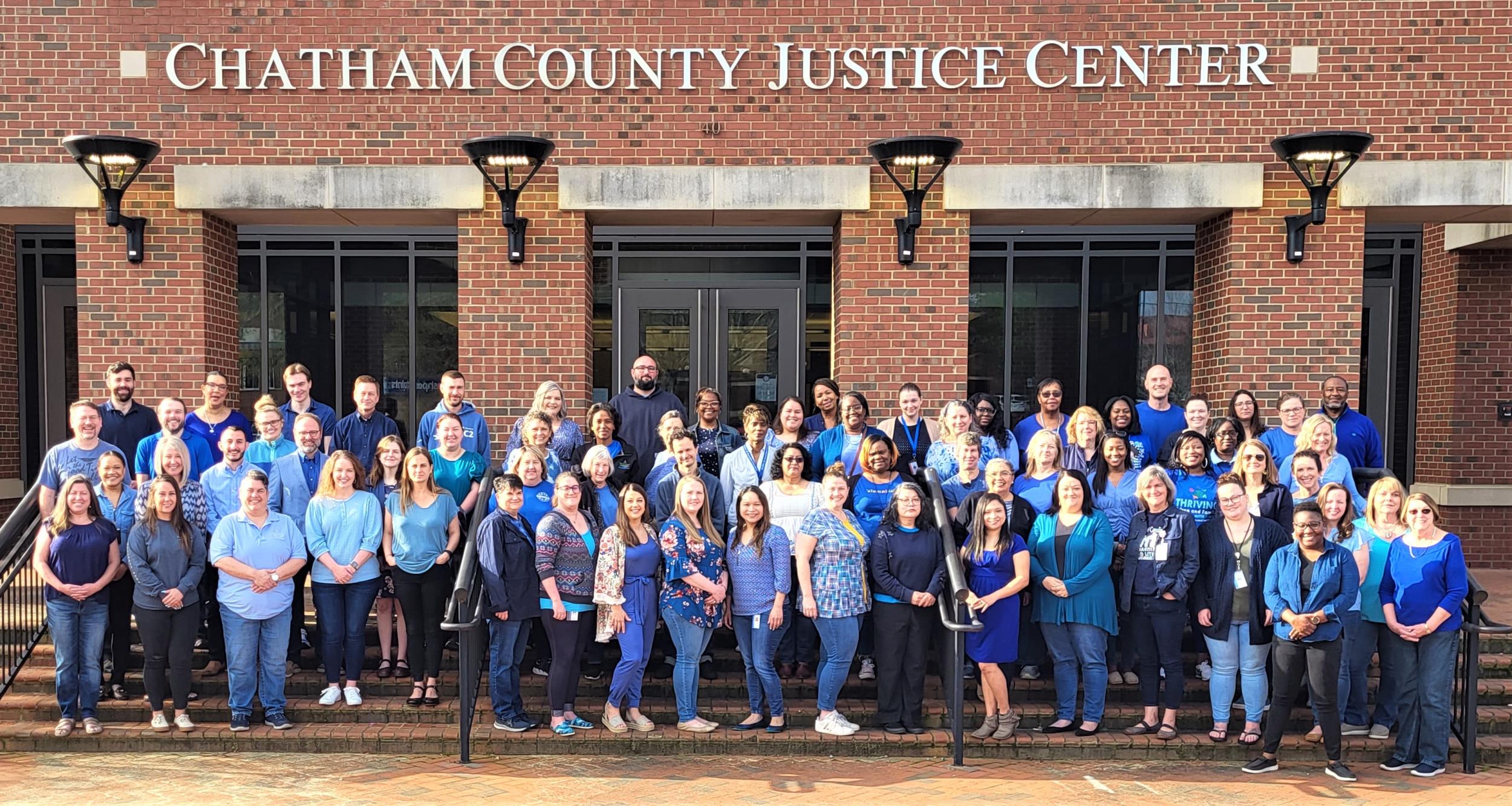 Chatham Wears Blue - All Staff