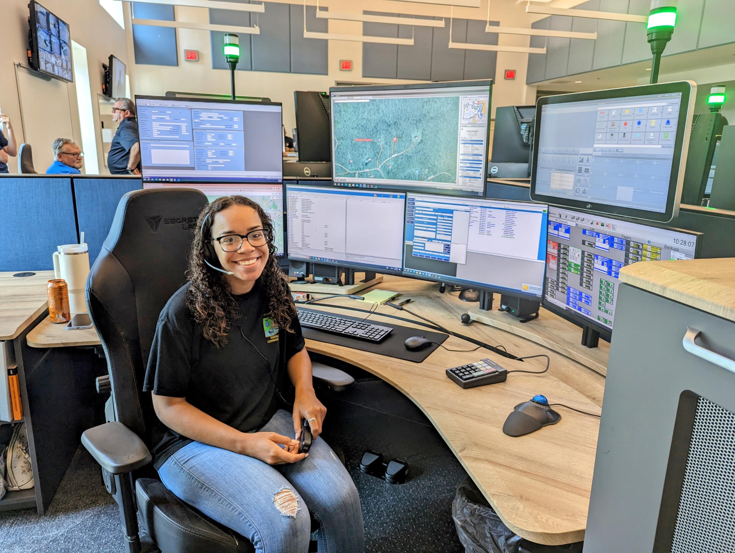 Chatham County 911 Center - Telecommunicator Mariah Brown