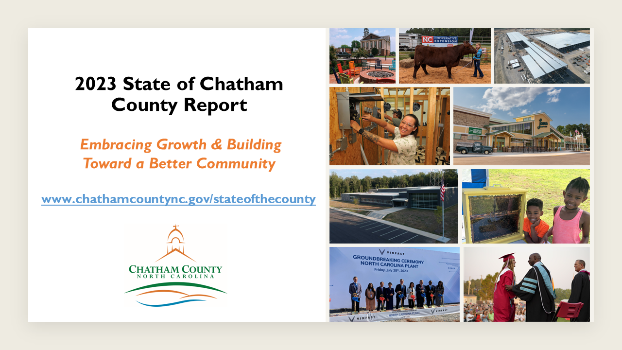 State of Chatham County 2023 - Collage