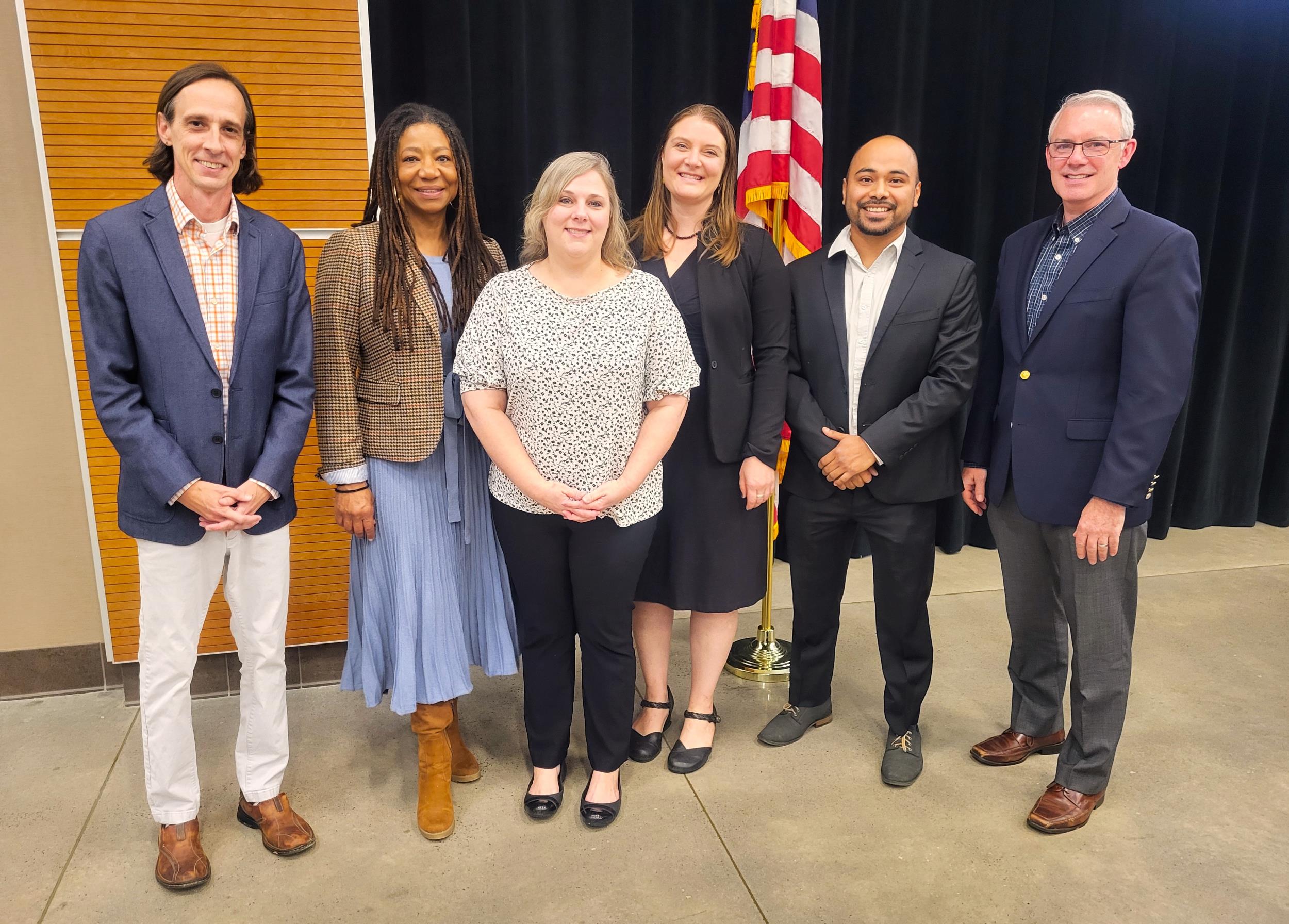 2023 Employee of the Year Karen VonCannon and Chatham County Board of Commissioners