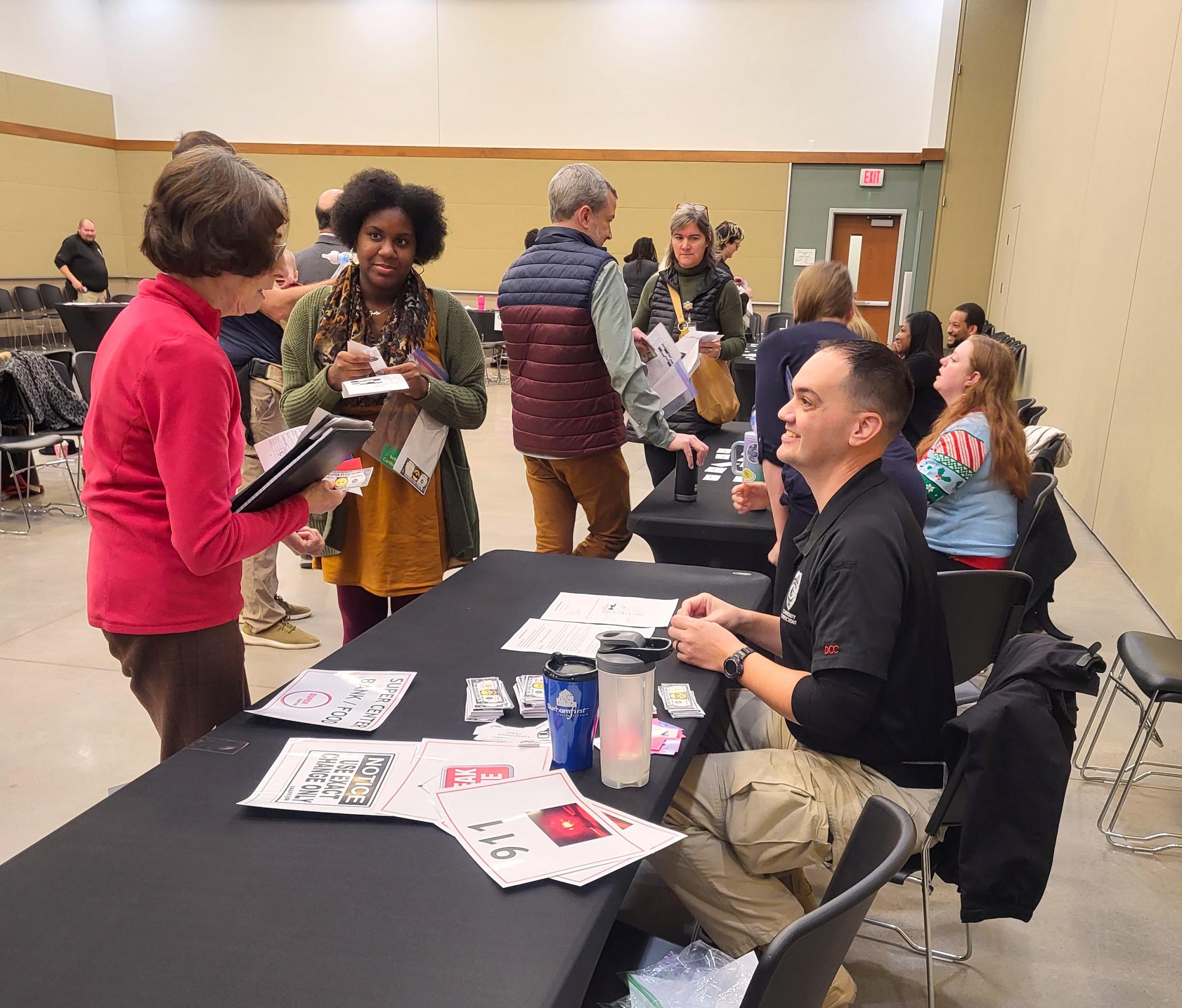 Reentry Simulation on December 19, 2023 at the Chatham County Agriculture & Conference Center