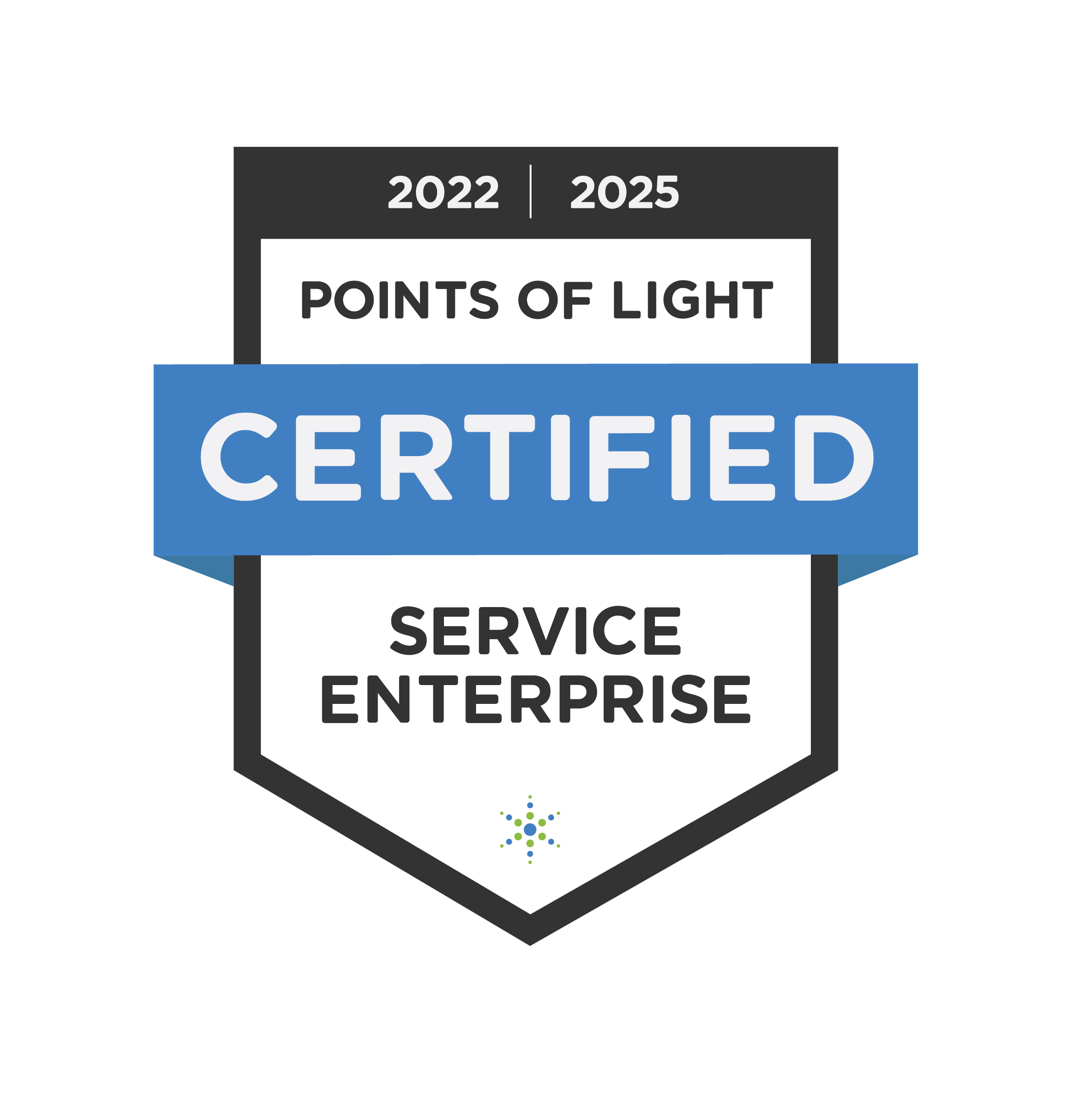 An image of the Points of Light Service Enterprise logo