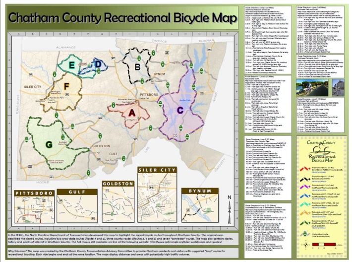 Chatham Rec Bike Loop Map Front