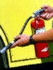 photo for how to point extinguisher nozzle